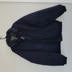 Vintage Navy-Blue Eddie Goose Down Filled Parka Jacket sz XL Tall winter coat